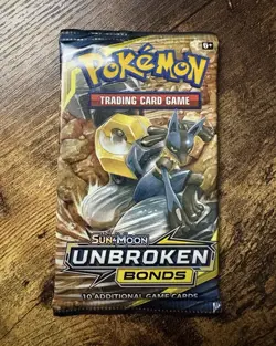 The Pokemon Company Unbroken Bonds Booster Pack 10 Cards English Code Card - Image 1
