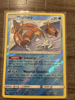 Magikarp 17/111 Crimson Invasion Reverse Holo Pokemon Card 2017 - Image 1