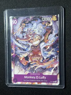 One Piece Monkey D Luffy P-041 English Promo Card - Image 3