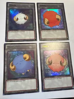 Yu-Gi-Oh LC04 Sheep Token 4 Card Set Scapegoat Ultra Rare Holo LP Joey's World - Image 2