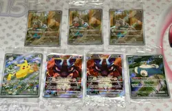 Pokemon TCG SEALED Black ⭐ Promo 7 Card Lot Snorlax Pikachu 2 Lucario 3 Mimikyu - Image 1