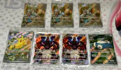 Pokemon TCG SEALED Black ⭐ Promo 7 Card Lot Snorlax Pikachu 2 Lucario 3 Mimikyu - Image 2