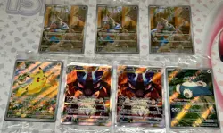 Pokemon TCG SEALED Black ⭐ Promo 7 Card Lot Snorlax Pikachu 2 Lucario 3 Mimikyu - Image 3