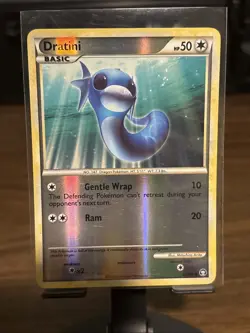 LP + 🔥 Dratini 62/102 HGSS Triumphant Reverse Holo Pokemon Card - Image 1