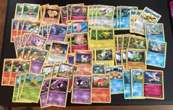 Older Pokemon Card Lot Of 70 Non Halo Cards 2014, 2015, 2016 LP - Image 1