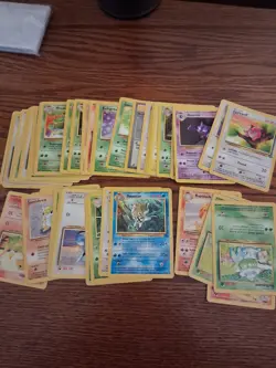 Vintage WOTC Pokemon Card Lot of 50 random cards, base, fossil, rocket, trainer - Image 1