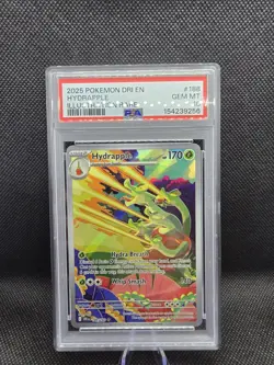 Pokemon TCG Destined Rivals Hydrapple Illustration Card 188/182 PSA 10 - Image 1