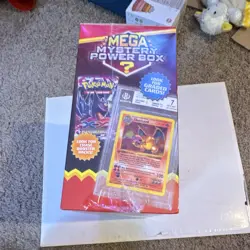MEGA Pokemon Mystery Power Box 5 Booster Packs, 1 Oversized Card Tin - Image 5