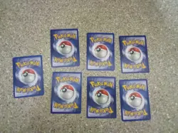Lot of 7 Pokemon Cards Older Cards non Holo Rare and WOTC - Image 2