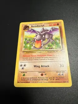 Pokemon TCG Aerodactyl Fossil Set 1999 Rare, HO.Great Card. - Image 1
