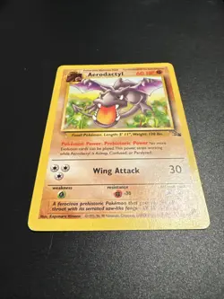 Pokemon TCG Aerodactyl Fossil Set 1999 Rare, HO.Great Card. - Image 2