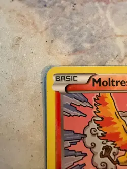 Moltres 9/124 Fates Collide Reverse Holo Pokemon Card Moderately Played - Image 2