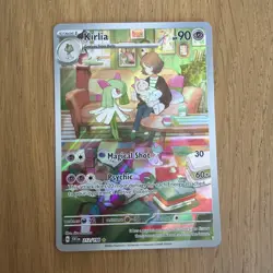 Pokemon TCG Kirlia Scarlet Violet Base Illustration Rare Card 212/198 - Image 1