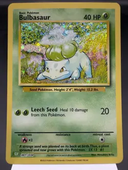 Bulbasaur 001/034 - Holo Rare - CLV Classic Collection Pokemon Card NM - Image 1