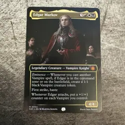 Edgar Markov - Custom Art MTG Magic The Gathering Playtest Card - Image 1