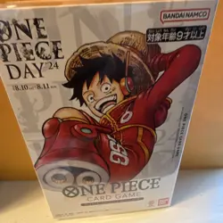 Bandai Namco ONE PIECE DAY '24 Luffy Leader Foil 2-Card ST01-001 - Image 1
