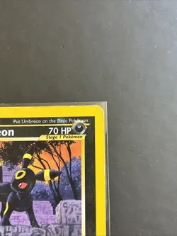 Pokemon TCG Neo Discovery Umbreon Card 32/75 Non Holo Rare MP - Image 3
