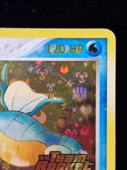 Pokemon Kingdra TCG Holo Card 12/109 EX Team Rocket Returns - STAMPED Creased MP - Image 3