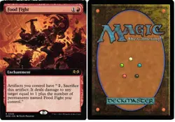 Food Fight (Extended Art) 346 R Wilds of Eldraine NM MTG - Image 3