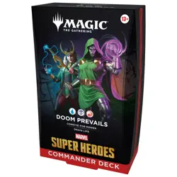 2026 Magic The Gathering Marvel Super Heroes Doom Prevails Commander Deck Mtg - Image 1