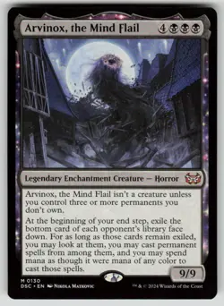 Arvinox, the Mind Flail Mythic Commander: Duskmourn: House of Horror 130 MTG NM - Image 1