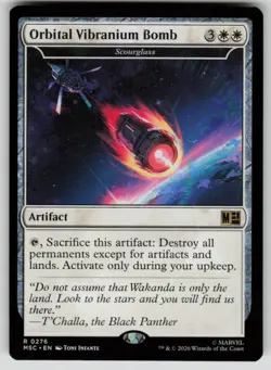 Orbital Vibranium Bomb - Scourglass Commander: Marvel Super Heroes 276 MTG NM - Image 1