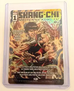 Shang-Chi, Master of Kung Fu - Borderless (0396) - Foil M MTG Marvel - Image 1