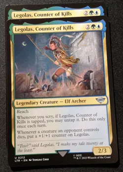 Legolas, Counter Of Kills X2 - LTR - MTG - EN - NM - 0212 - Image 1