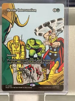 Heroic Intervention (0080) (Borderless) Marvel Universe Eternal-Legal Regular - Image 1