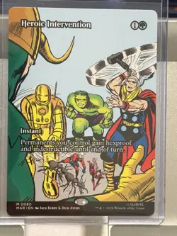 Heroic Intervention (0080) (Borderless) Marvel Universe Eternal-Legal Regular - Image 2