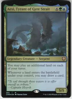 Aesi, Tyrant of Gyre Strait Commander Legends Foil Mythic Magic: The Gathering - Image 1