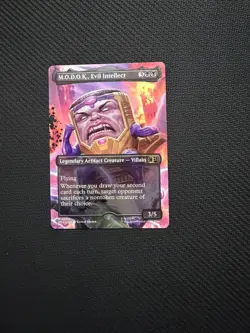 M.O.D.O.K., Evil Intellect (Borderless) Marvel Super Heroes Magic The Gathering - Image 1