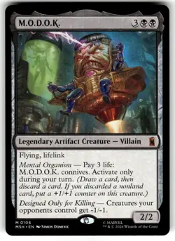 M.O.D.O.K. 106 Mythic Marvel Magic: The Gathering MP - Image 1