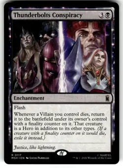 Thunderbolts Conspiracy 117 Rare Marvel Super Heroes Magic: The Gathering NM - Image 1