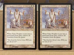 2x Magic: the Gathering / MtG False Prophet Urza's Destiny LP - Image 1