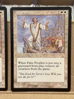 2x Magic: the Gathering / MtG False Prophet Urza's Destiny LP - Image 3
