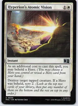 Hyperion's Atomic Vision 600 Commander: Marvel Super Heroes MTG NM/M - Image 1