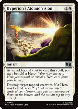 Hyperion's Atomic Vision 600 Commander: Marvel Super Heroes MTG NM/M - Image 3