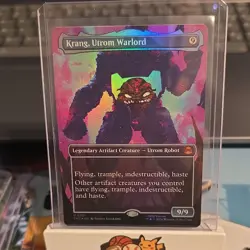 Magic: The Gathering Krang, Utrom Warlord Legendary Artifact Creature TMNT Holo - Image 1
