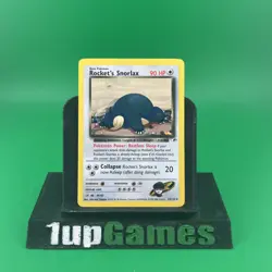 Rocket's Snorlax 033/132 Gym Heroes Regular Pokemon Card - MP - Image 1