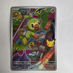Grookey 052 First Partner Series 2 Promo Holo Pokemon Card - Image 1