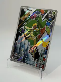 Series 2 Pokemon First Partner Illustration Snivy 049 Black Star Promo Holo - Image 2