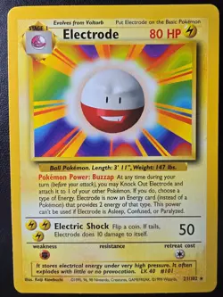 Pokemon - Electrode (21/102) [Base Set Unlimited] - non holo - NM - Image 1