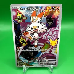 Pokemon TCG Scorbunny 053 SV Scarlet & Violet Promo 53 Holo First Partners NM - Image 1