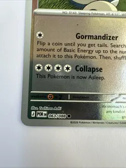 #33 Snorlax 063/088 Pokemon GO Reverse Holo Rare English 160 HP Basic Nintendo - Image 5