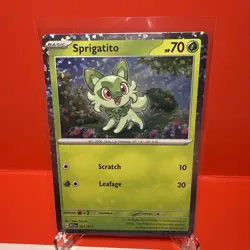 Sprigatito 001/015 McDonald's Promos 2023 Promo Holo NM LP Pokemon TCG HP 70 - Image 1