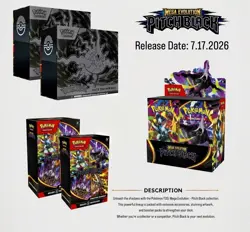 Pokemon Pitch Black Pokemon Center ETB x2 Booster Bundle x2 Booster Box - Image 1