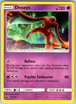 Deoxys 68/168 Rare Celestial Storm Near Mint - Image 1