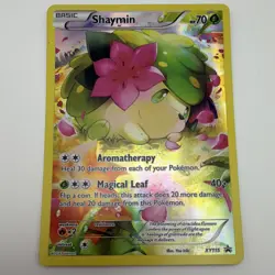 Pokemon TCG Shaymin XY115 Holo Promo Card Black Star Ultra Rare - Image 1