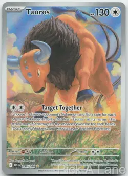 Tauros 096/086 Holo Illustration Rare Chaos Rising Pokemon Near Mint - Image 1